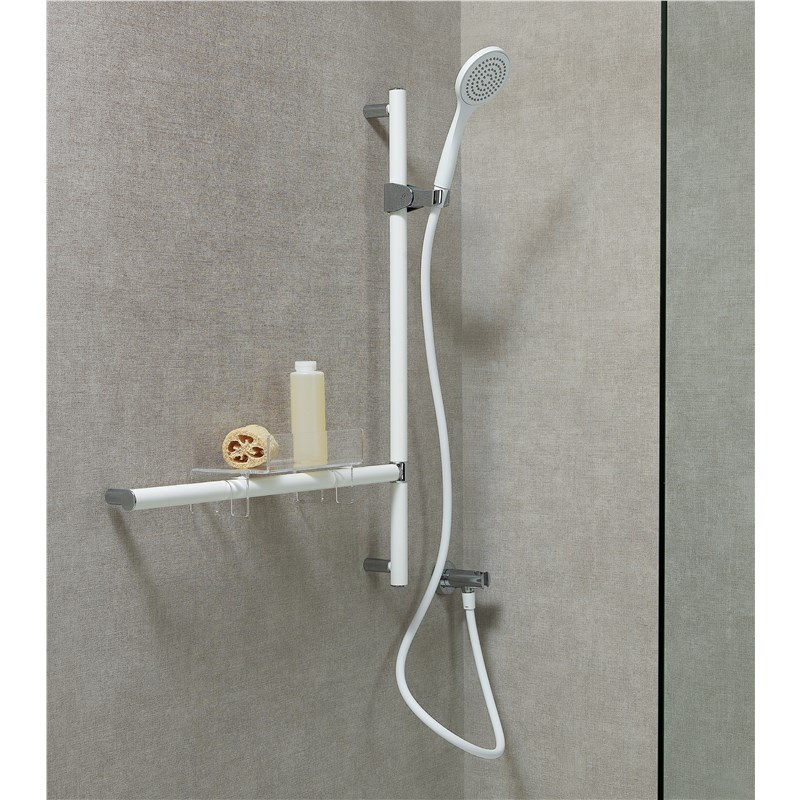 L-shaped handle + Shower